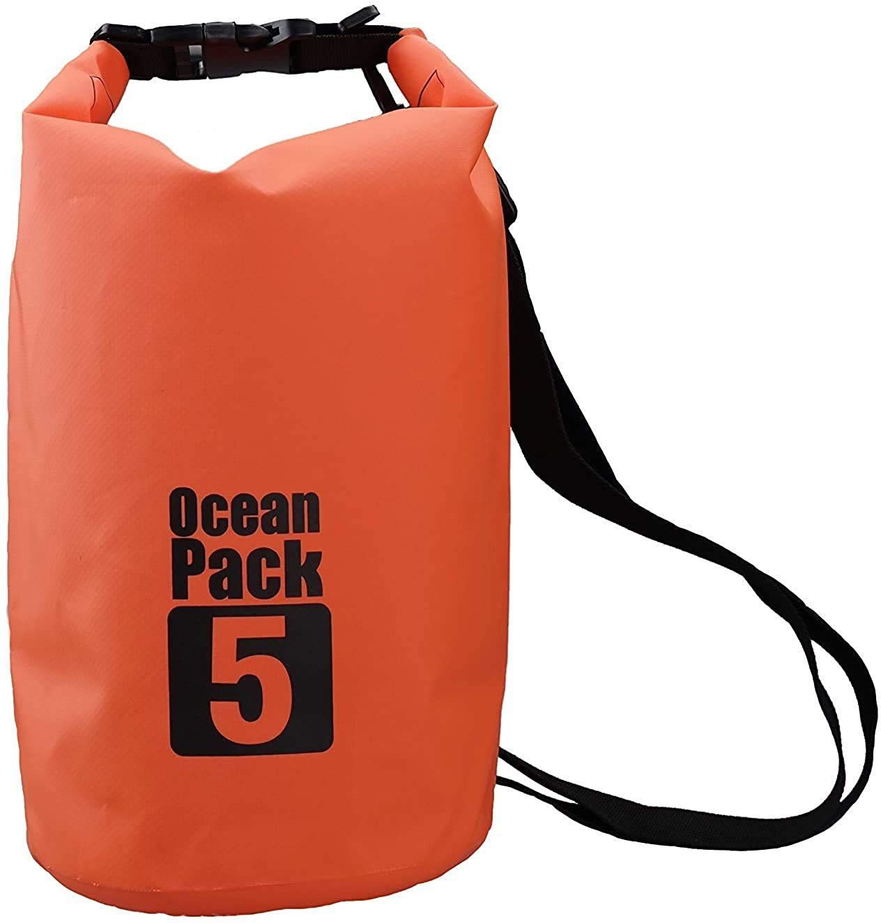 5 Liter Outdoor Ocean Pack Waterproof Dry Bag (Multicolor, 1Pc) Small Travel Bag