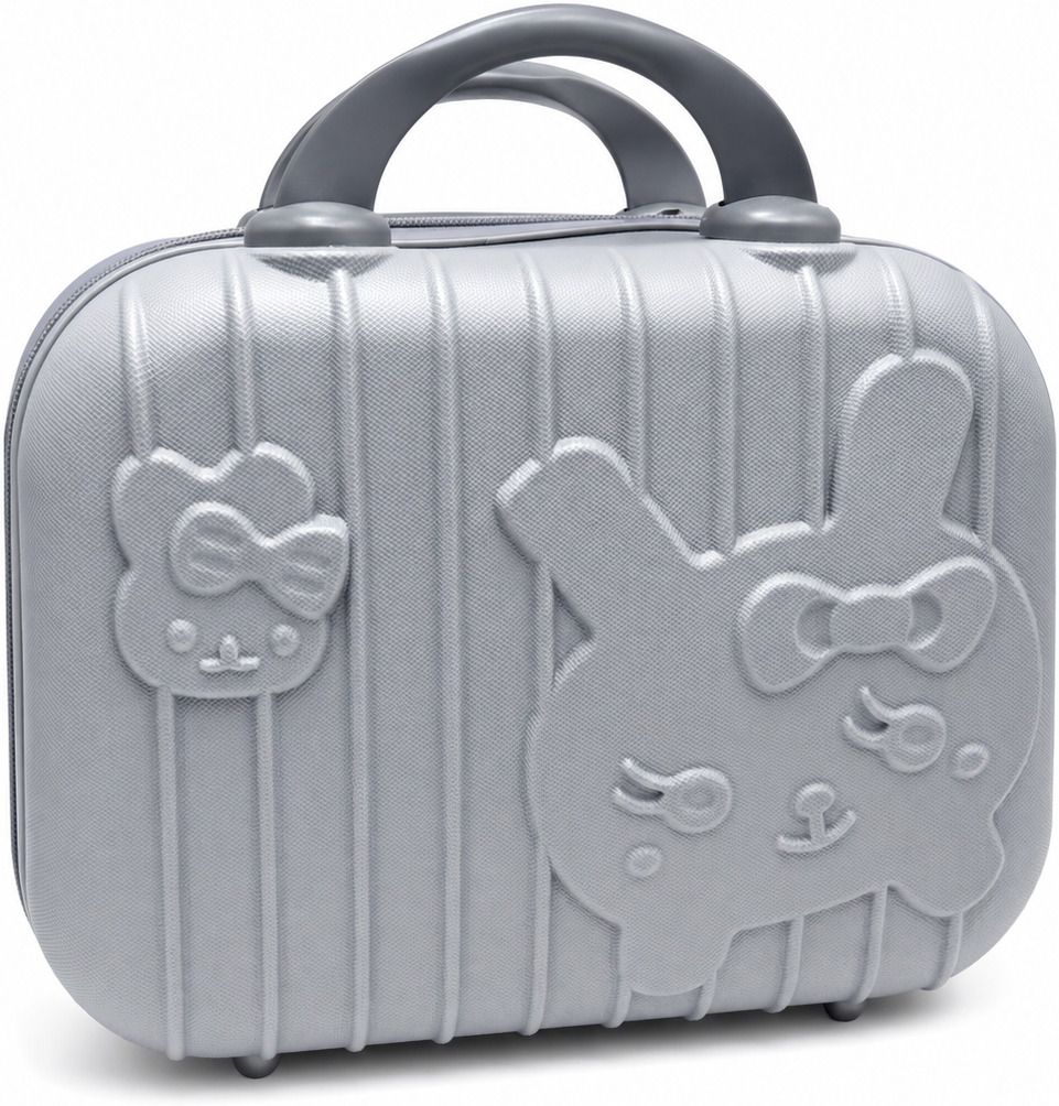Cute Bunny Printed Kids luggage | Makeup bag | Travel bag kids | Stationery bag Small Travel Bag-image-49