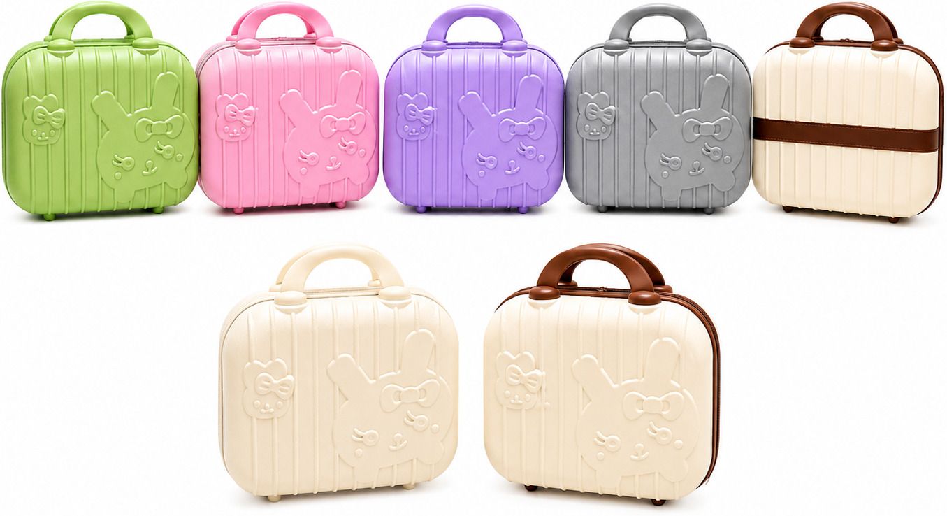 3D Cat design Travel Bag For Kids | Vanity Luggage | Makeup Travel | Best Gift Small Travel Bag - Small-image-13