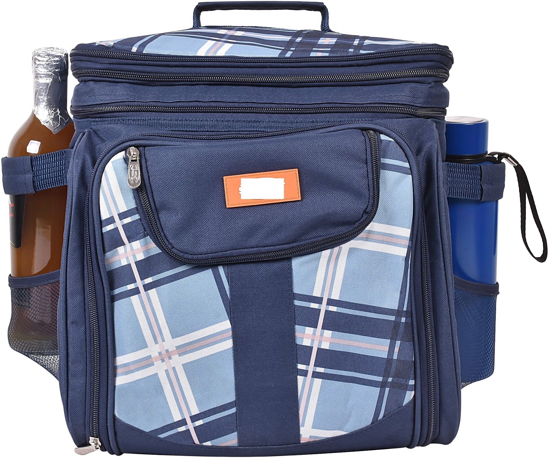 agroha Picnic Bag With Cutlery Small Travel Bag- 30x30 x 45 cm-picture-44