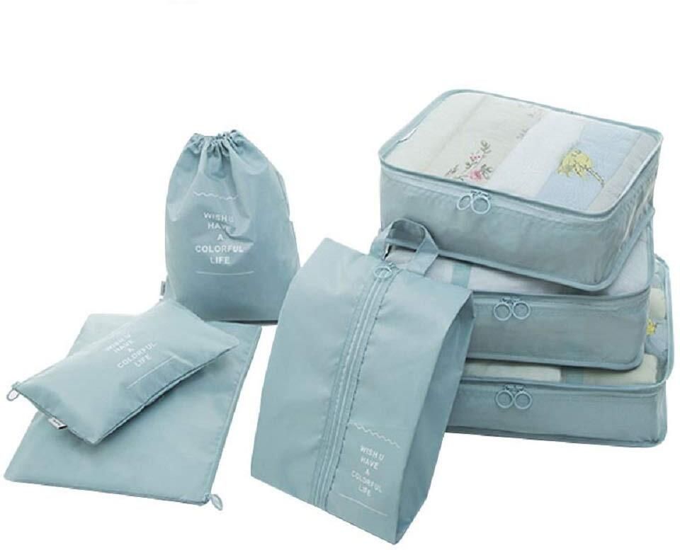 7 pcs travel bag Small Travel Bag- free size