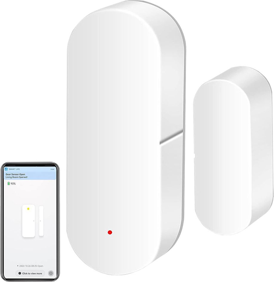 FreshDcart Smart WiFi Door Window Sensor Smart Life app Control for Wireless Home Security