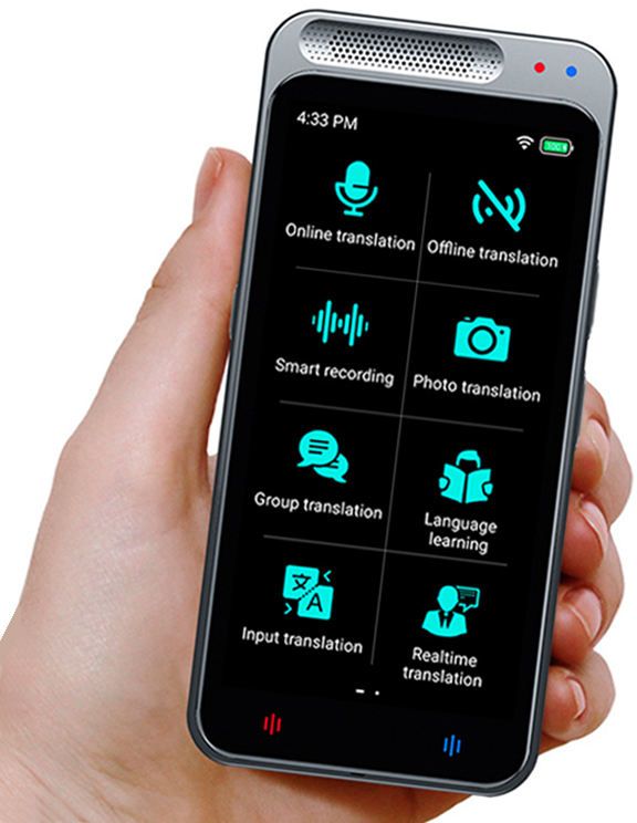 Qiwa AI Language Translator Device (Wifi/ Offline) Z6