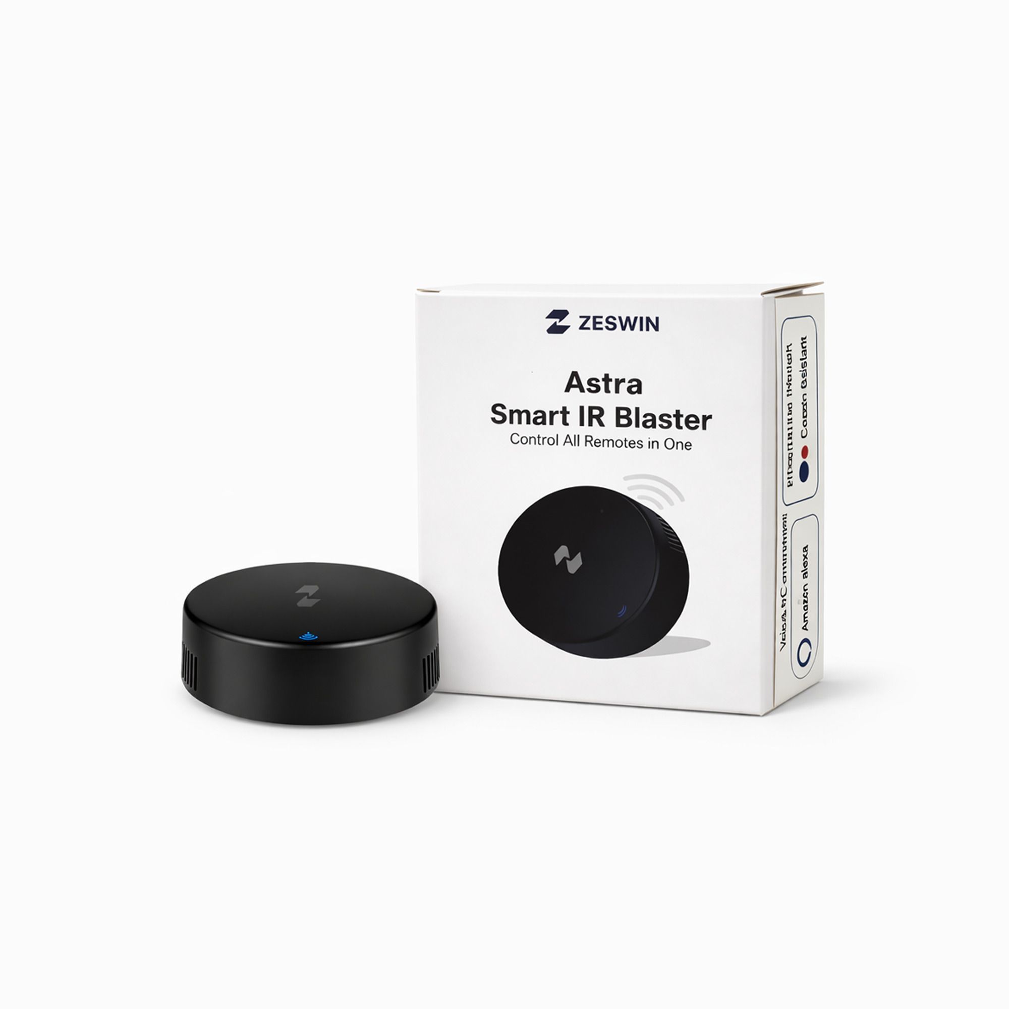Zeswin Astra Smart WiFi IR Blaster Hub for AC, TV & More with App Control