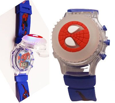Vrinde Kids toy spinner light watch Spider-image-44