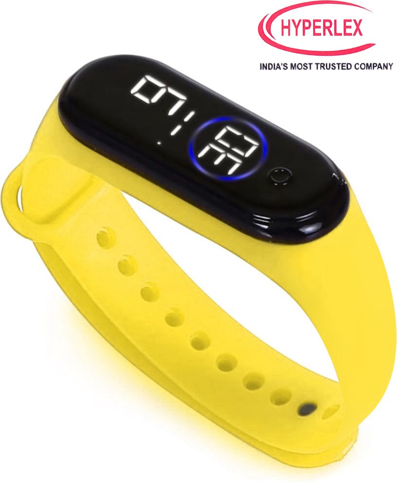 HYPERLEX Stylish Unisex Digital LED Bracelet Band Wrist Watch for Kids, Boys & Men-image-9
