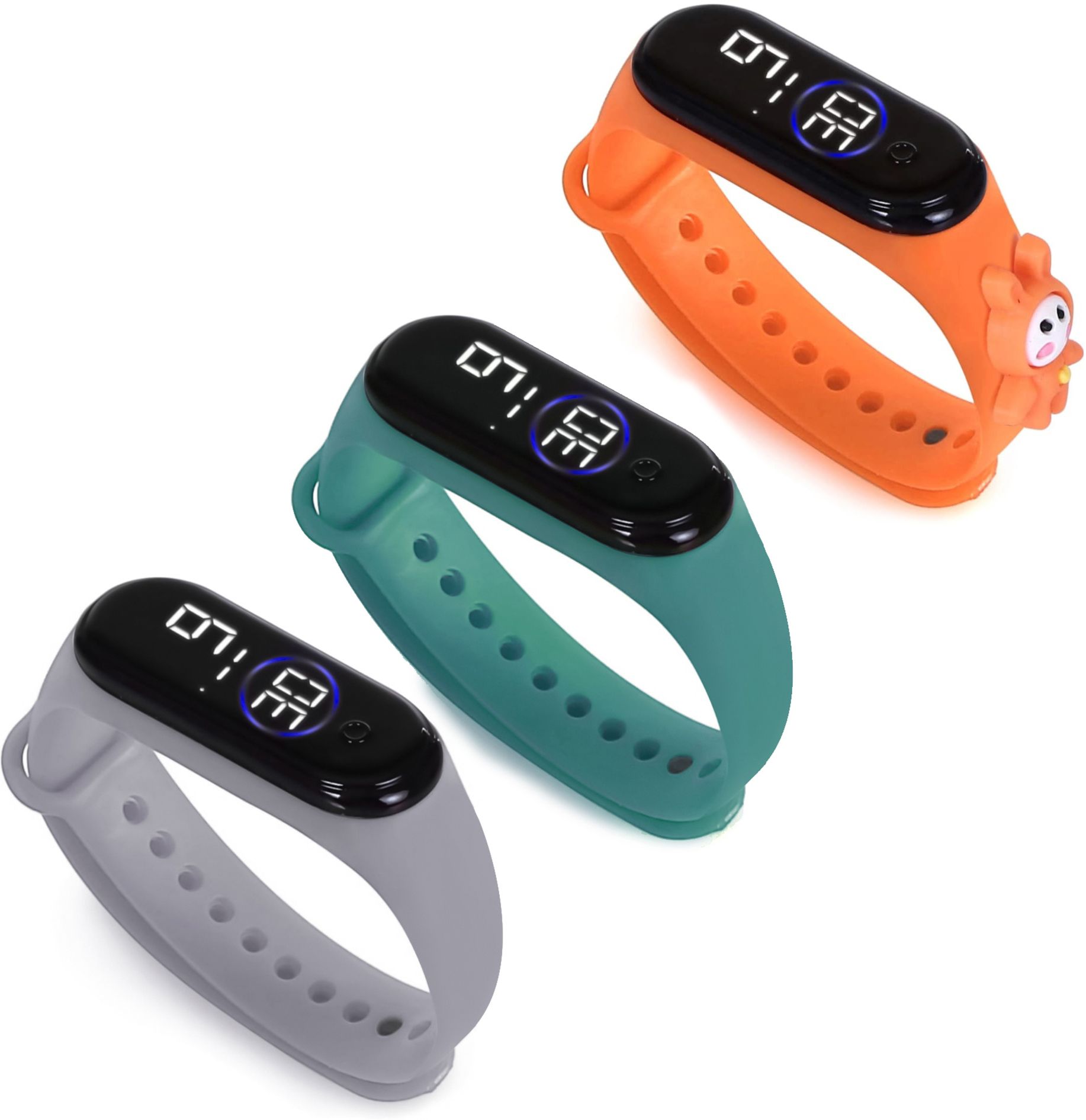 HYPERLEX 3 COMBO Stylish Digital LED Bracelet Band Wrist Watch for Kids, Boys & Men-image-34