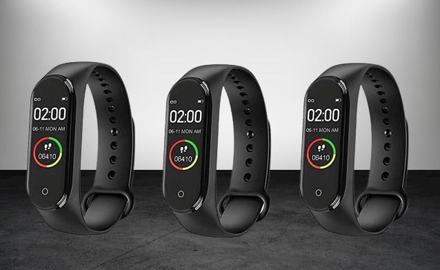 Famekart M4 Smart Band For Track Heart Rate, Step Track With OLED Diplay Pack of 3-image-3