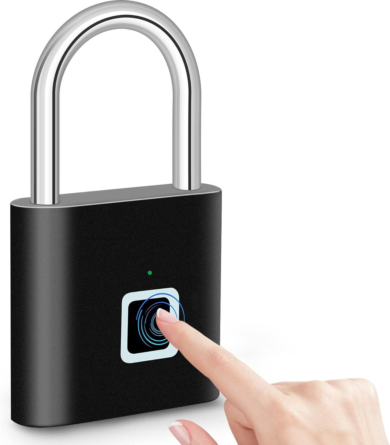 GRANTHI ENTERPRISE Keyless Rechargeable Fingerprint Padlock Rechargeable Keyless Anti-theft Security Smart Door Lock-image-15
