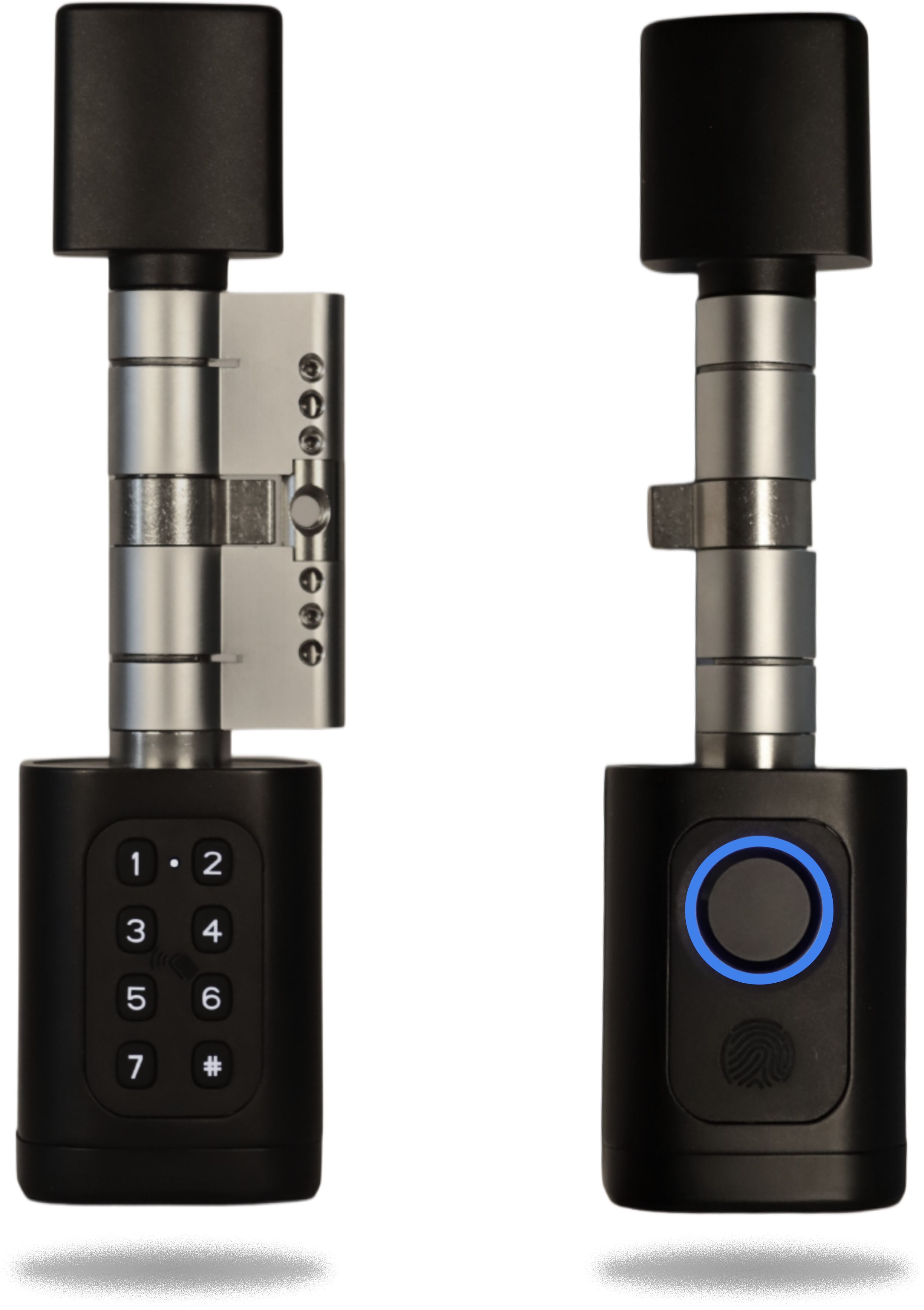 Lockee Retrofit Core | Smart Cylinder Lock | Fingerprint PIN RFID App | Retrofit No Door Modification | Wooden Apartment Doors Smart Door Lock-picture-38