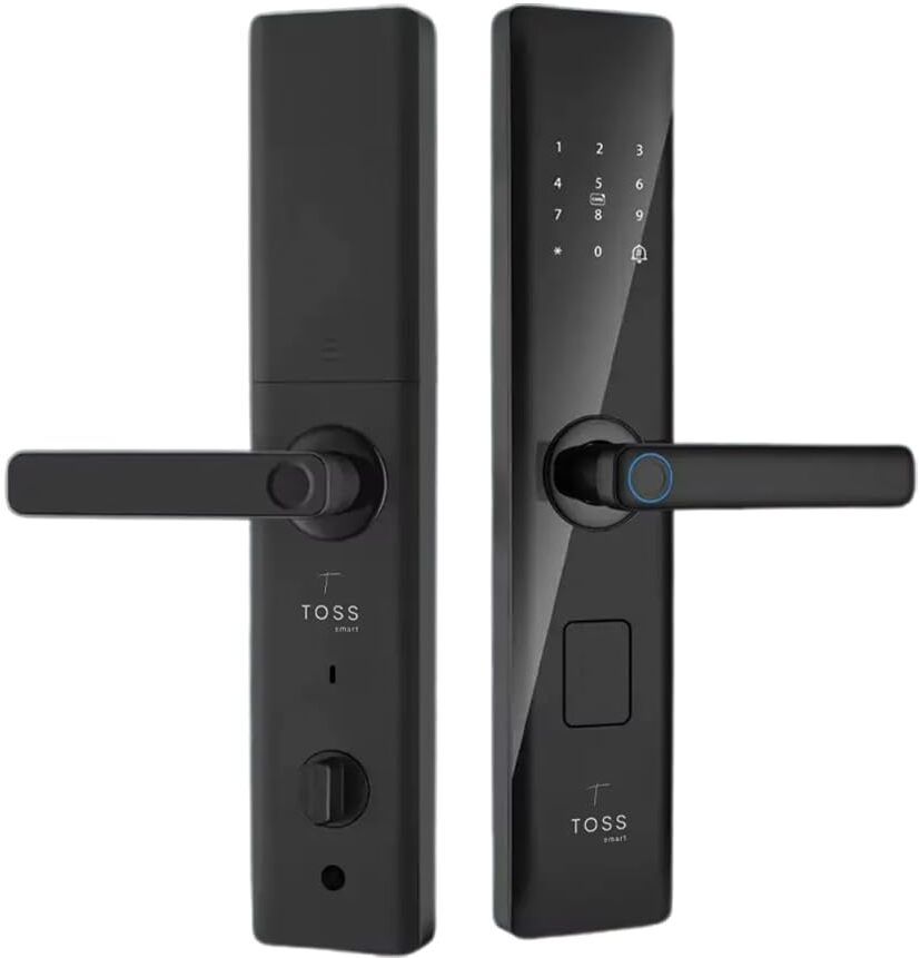 Toss Smart 4-in-1 Unlock (Fingerprint, PIN, RFID, Manual Key) | Smart Lock for Home & Office | Biometric Security | USB Backup | 2-Year Warranty Smart Door Lock-image-31