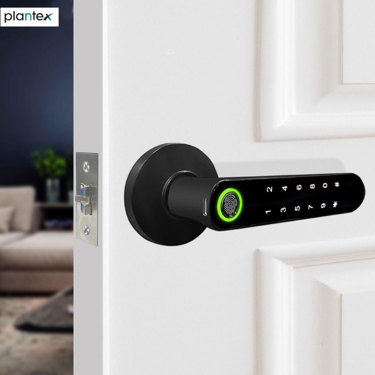 Plantex Fingerprint Lock for Door/Touch Screen/Keypad Dead Bolt Lock/Biometric Lock Smart Door Lock-picture-28