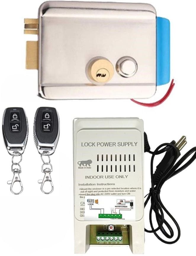 Aayansh Collection Metal Door Lock with WiFi Controller and 2 Black Remotes Smart Door Lock-image-40