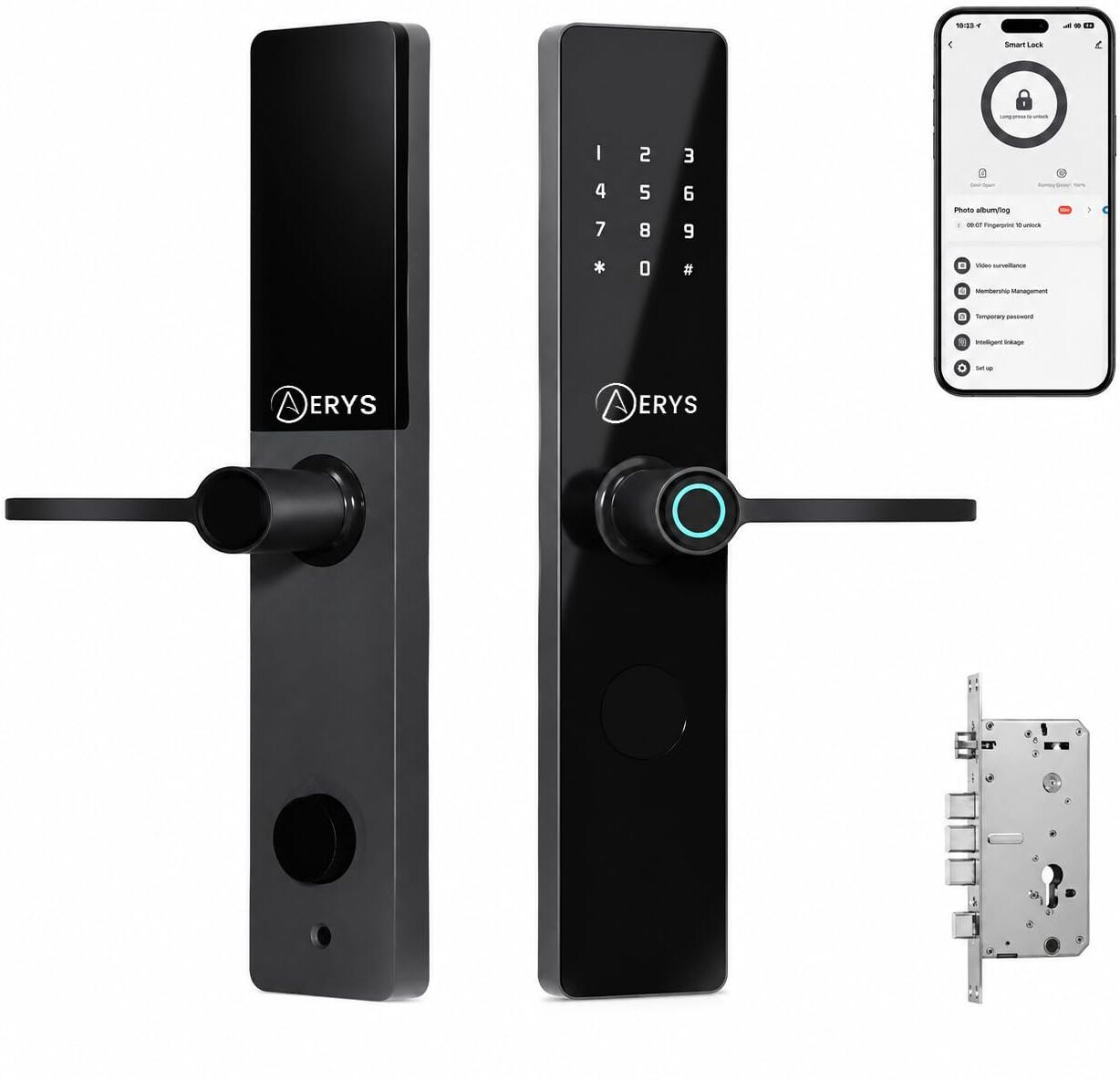 AERYS 7-in-1 5 Bolt Security (3Y Warranty) Smart Door Lock-image-10