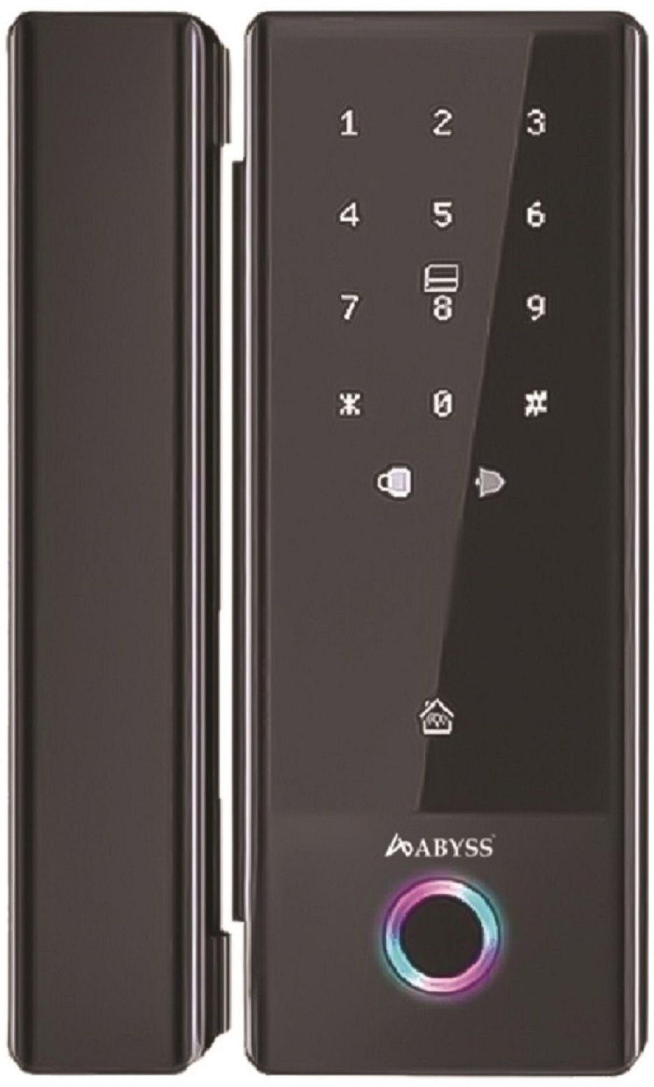 Abyss GL16 Smart Wi-Fi Digital Door Lock for Glass Doors | Fingerprint, RFID, Password, Mechanical Key Access | Inbuilt Wi-Fi & SmartLife App Compatibility Smart Door Lock-image-10