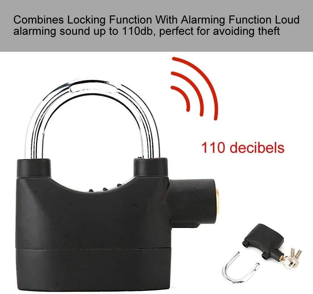 Rhonnium 110Dba Siren Alarm Pad Lock 110Dba Siren Smart Door Lock-image-16
