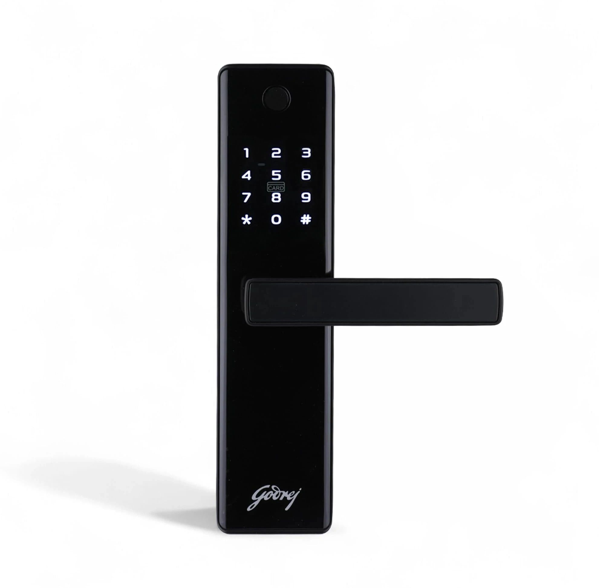 Godrej Locks Digital Lock | Catus Advantage | Smart Lock for Wooden Door | 4 in 1 Access | Fingerprint | RFID | PIN Access | Mechanical Key | Rose Gold Finish I 3 Year Warranty Smart Door Lock-image-25