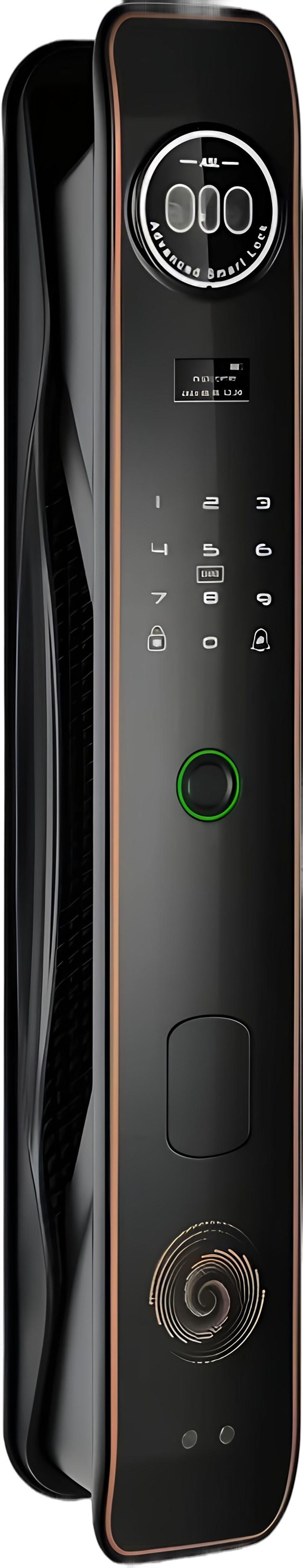 Lockee Citadel One Smart Door Lock | 7-in-1 Unlock Fingerprint Face Palm Vein RFID PIN App Mechanical Key | WiFi Remote Control | Hotel PMS Compatible | Aluminum Alloy Smart Door Lock-image-8