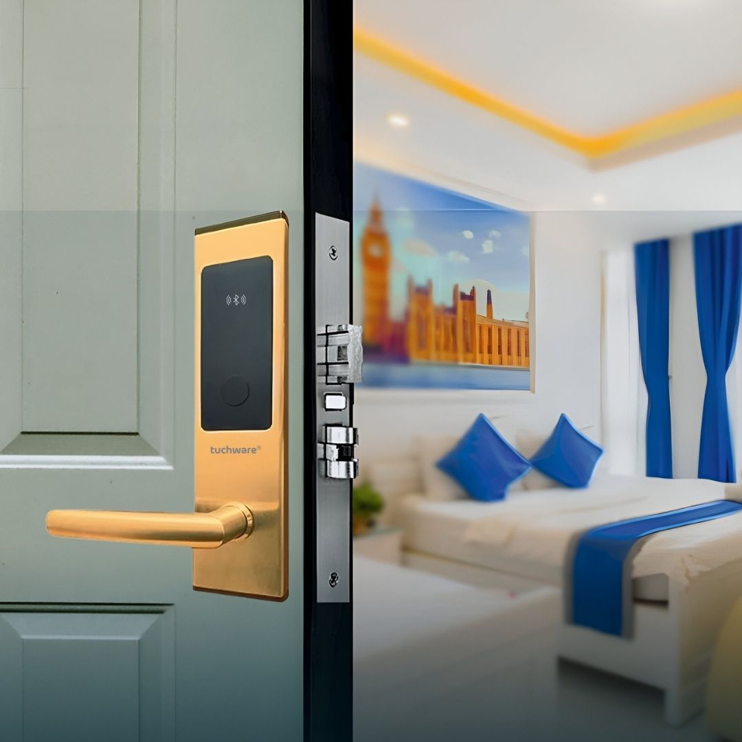 tuchware XS 1100 BLE Gold (Left Handed) Smart Door Lock-image-47