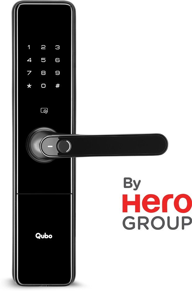 Qubo HERO GROUP 5-Way Unlocking Fingerprint Pincode Mobile App Smart Door Lock