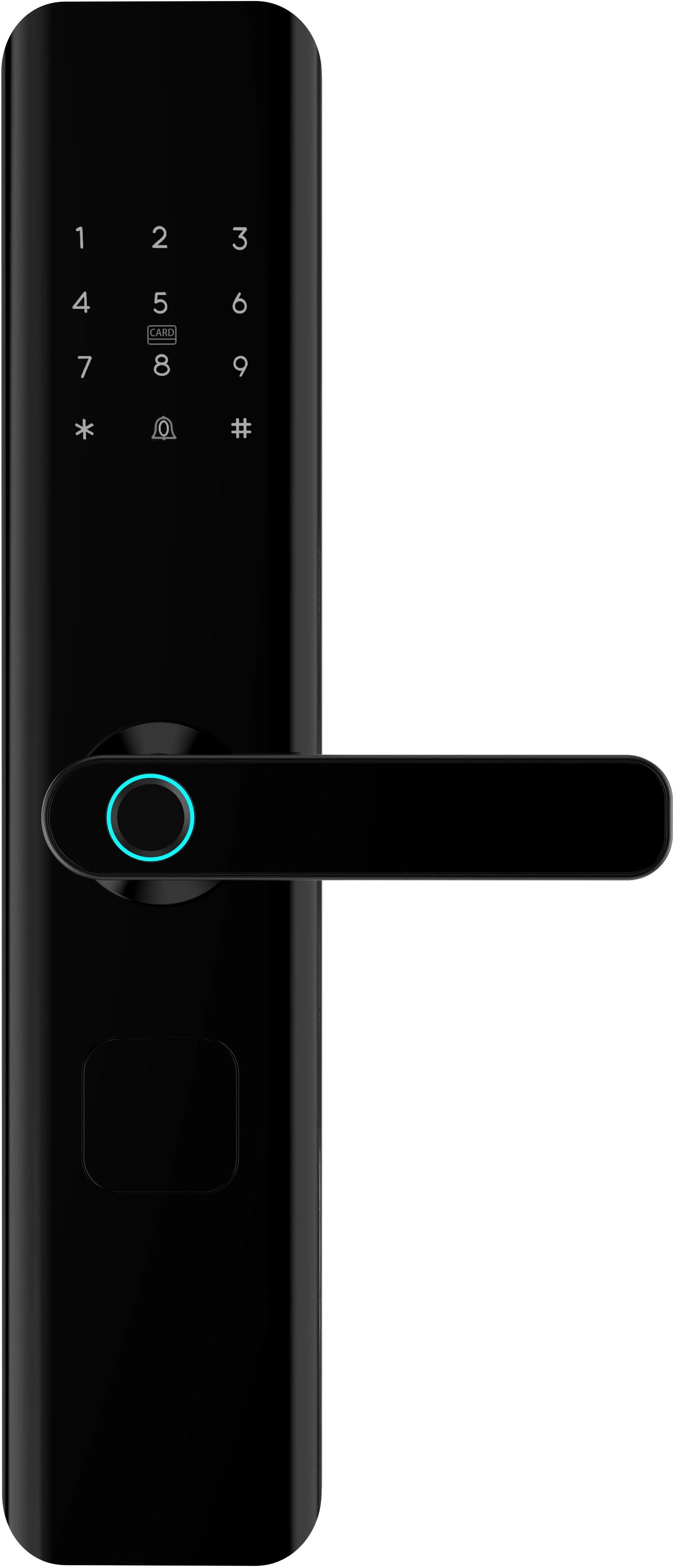 SmartiQo E1 Fingerprint, RFID, PIN & Manual Key, Mobile App Access Smart Door Lock-image-43