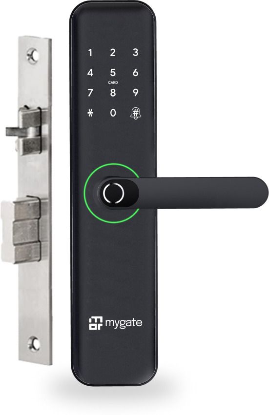 Mygate Lock SE: 6 Ways to Unlock - App,PIN,RFID,Key,OTP & Fingerprint | 3-Year Warranty Smart Door Lock-image-7