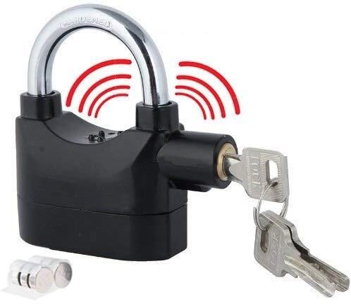 Inditradition High Security Alarm Padlock | Multipurpose Use, 110dba Alarm Sound, 3 Keys ALARM LOCK-image-4