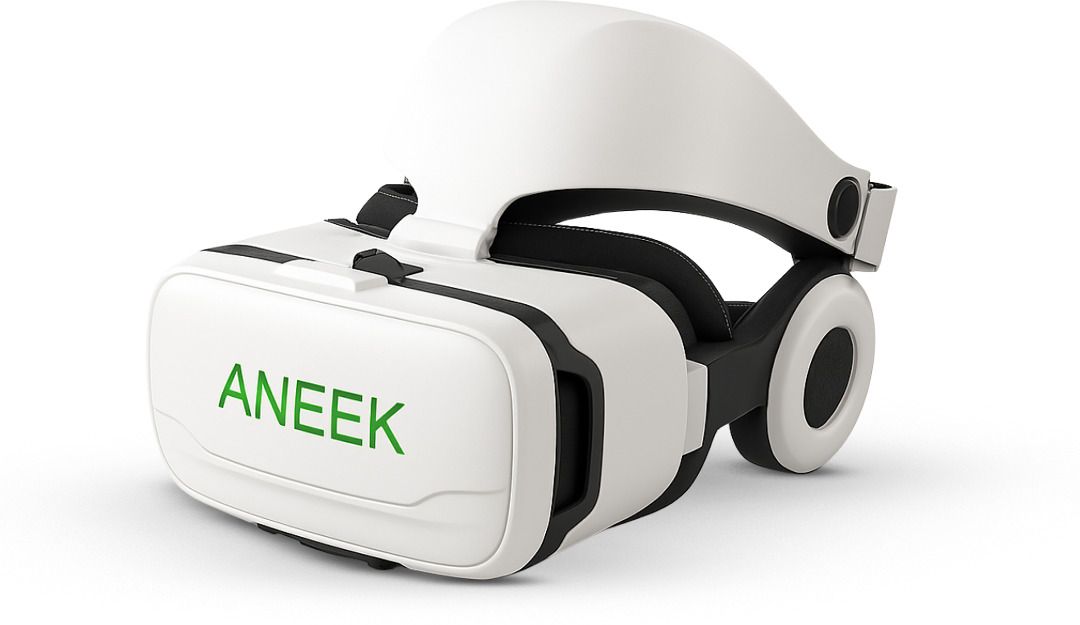 ANEEK 3D Virtual Reality Glasses with HD Lenses, 110° View with Aspherical Lens