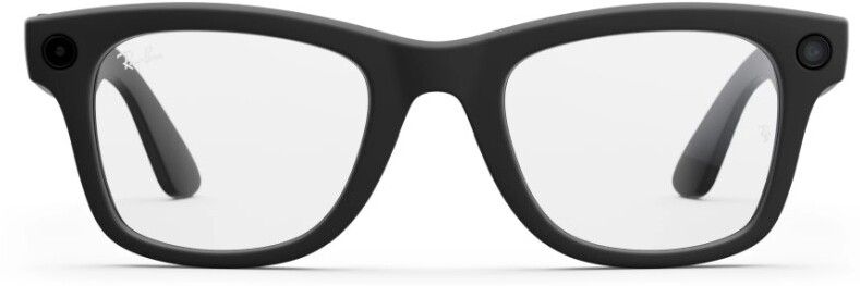 Ray-Ban Meta Meta Wayfarer (Gen 2) - Matte Black, Clear lenses