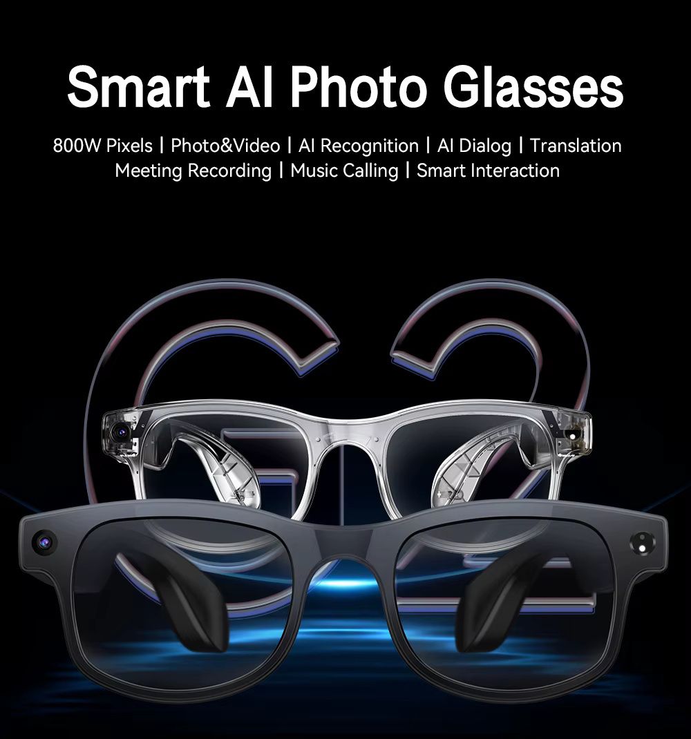 keeva G2 AI Camera Smart Glasses, 8MP, HD, Photo & Video, Bluetooth, Voice Translation-image-14