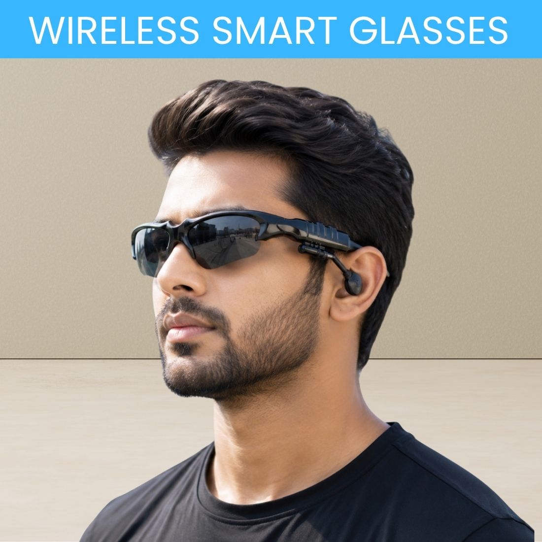 Clairbell Bluetooth Smart Sunglasses With Wireless Earphones, Built-in Mic & GlassesCT92-image-28