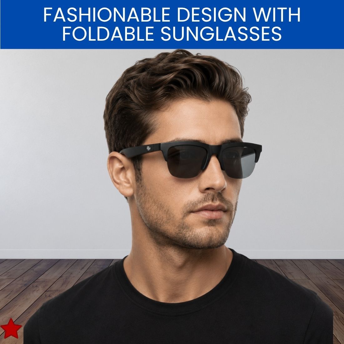 FRONY Wireless Bluetooth Sunglasses With HD Stereo Sound for Driving & SportsPT230-image-28