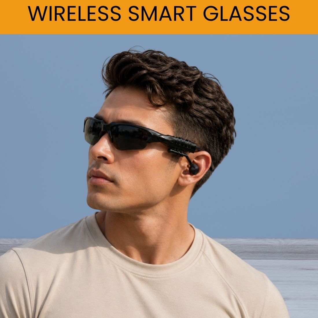 Clairbell Bluetooth Smart Sunglasses With Wireless Earphones, Built-in Mic & GlassesCY52-image-17