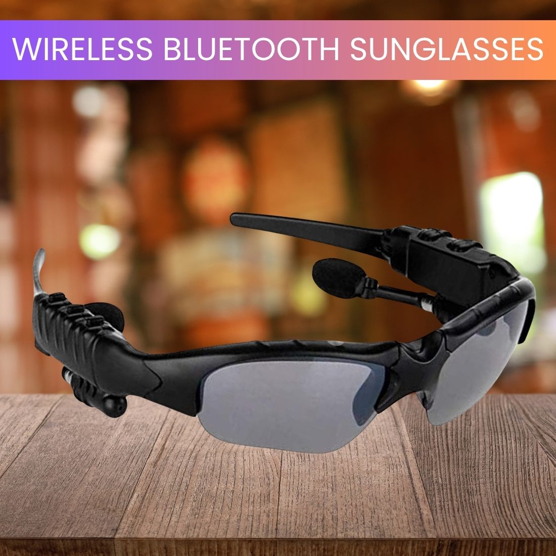 SYARA Bluetooth Smart Sunglasses With Mic & Speaker, Touch Control For Men & WomenT187-image-10