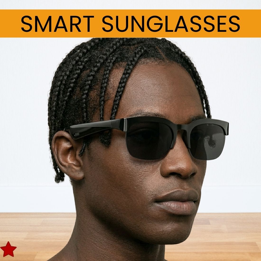 FRONY Wireless Bluetooth Smart Sunglasses for Men & Women With HD Stereo Sound WR126-image-48