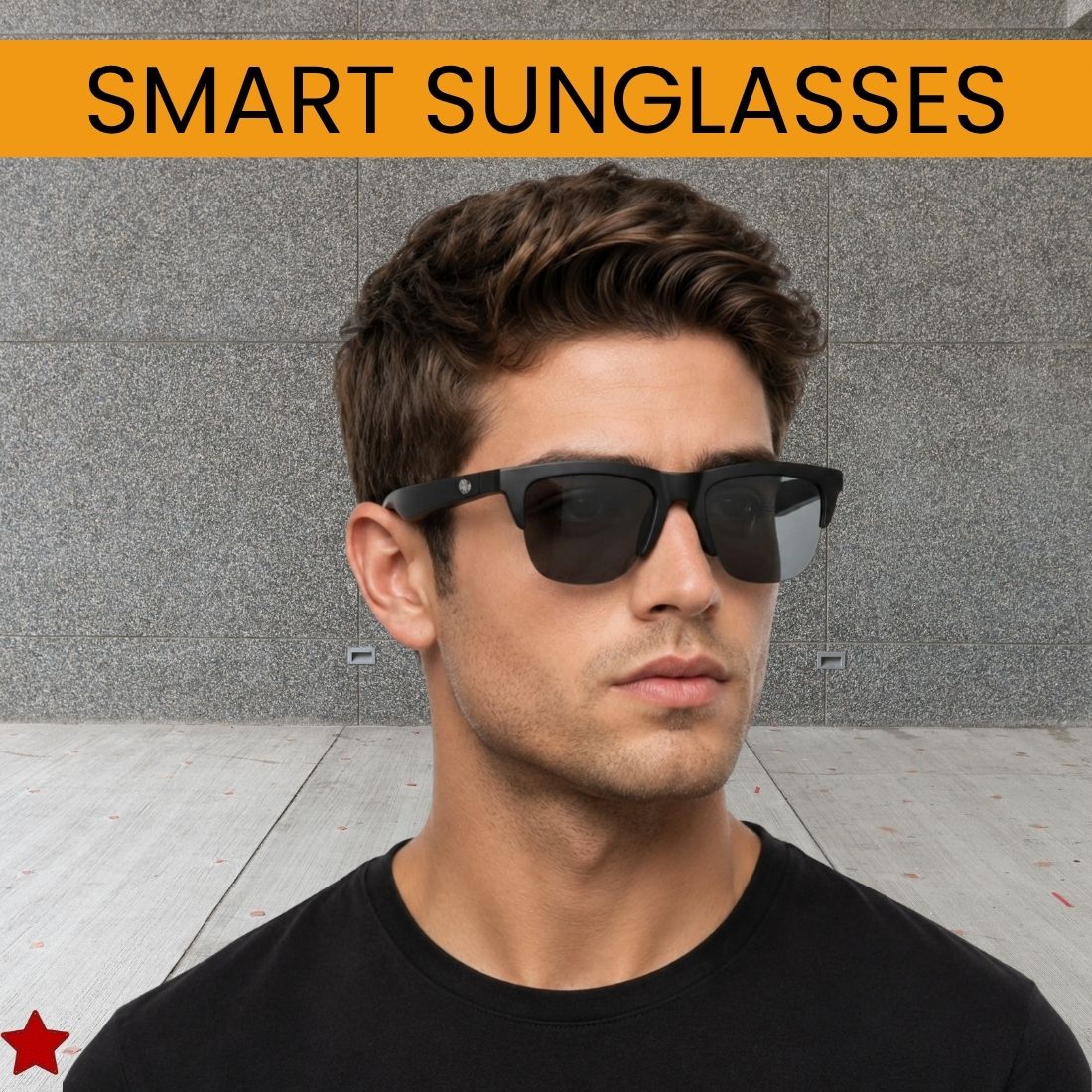 FRONY Wireless Bluetooth Sunglasses With HD Stereo Sound for Driving & SportsPY367-image-36