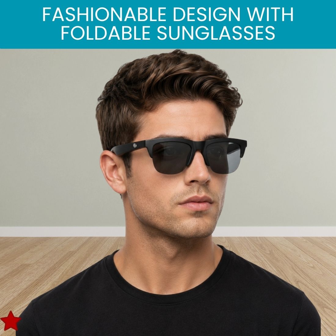 FRONY Wireless Bluetooth Sunglasses With HD Stereo Sound for Driving & SportsPT440-image-15