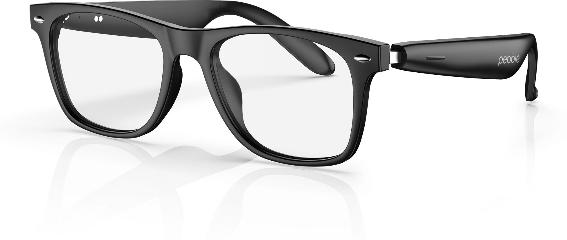 Pebble Onyx Open-Ear Wireless Smart Glasses,BT Calling,Crystal Clear Calls,Dual ENC MIC-image-20