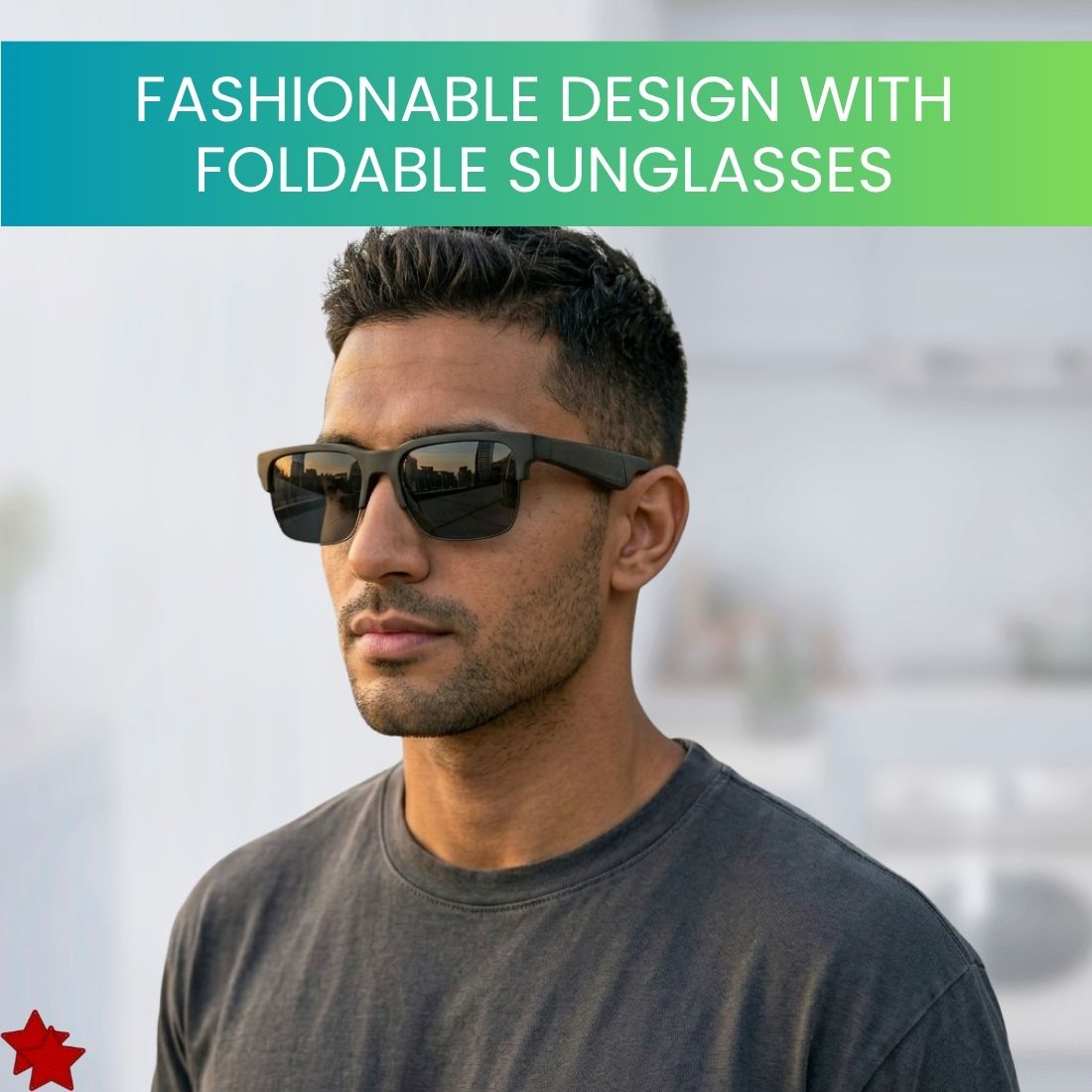 FRONY Wireless Bluetooth Smart Sunglasses for Men & Women With HD Stereo Sound QT293-image-41