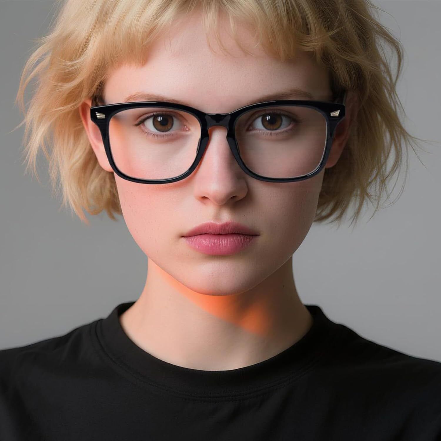 Divine creation AI Smart Glasses with Anti Blue Light Lens,Bluetooth Calling Wireless Audio C6-image-2