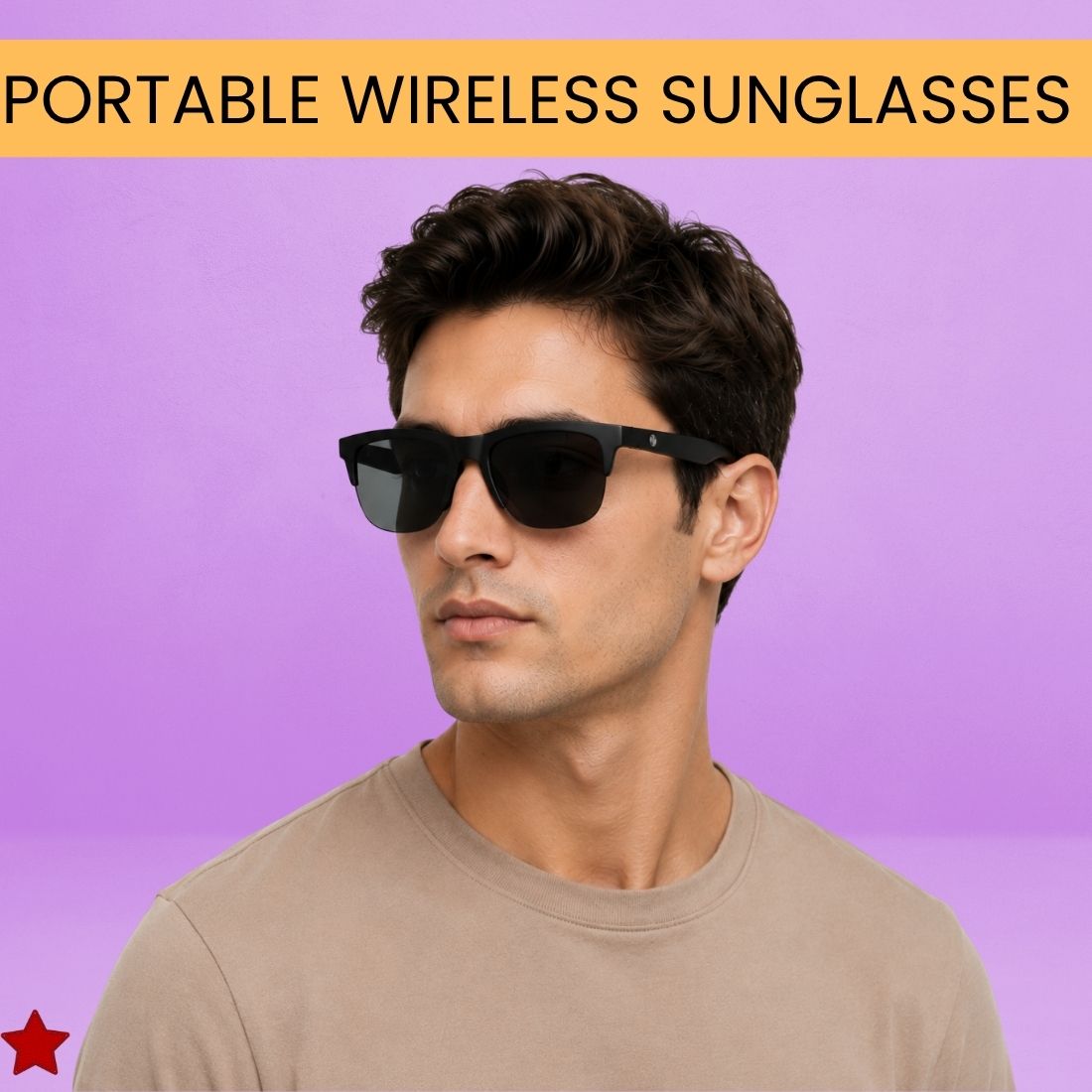 FRONY Wireless Bluetooth Sunglasses With HD Stereo Sound for Driving & SportsPR51-image-31