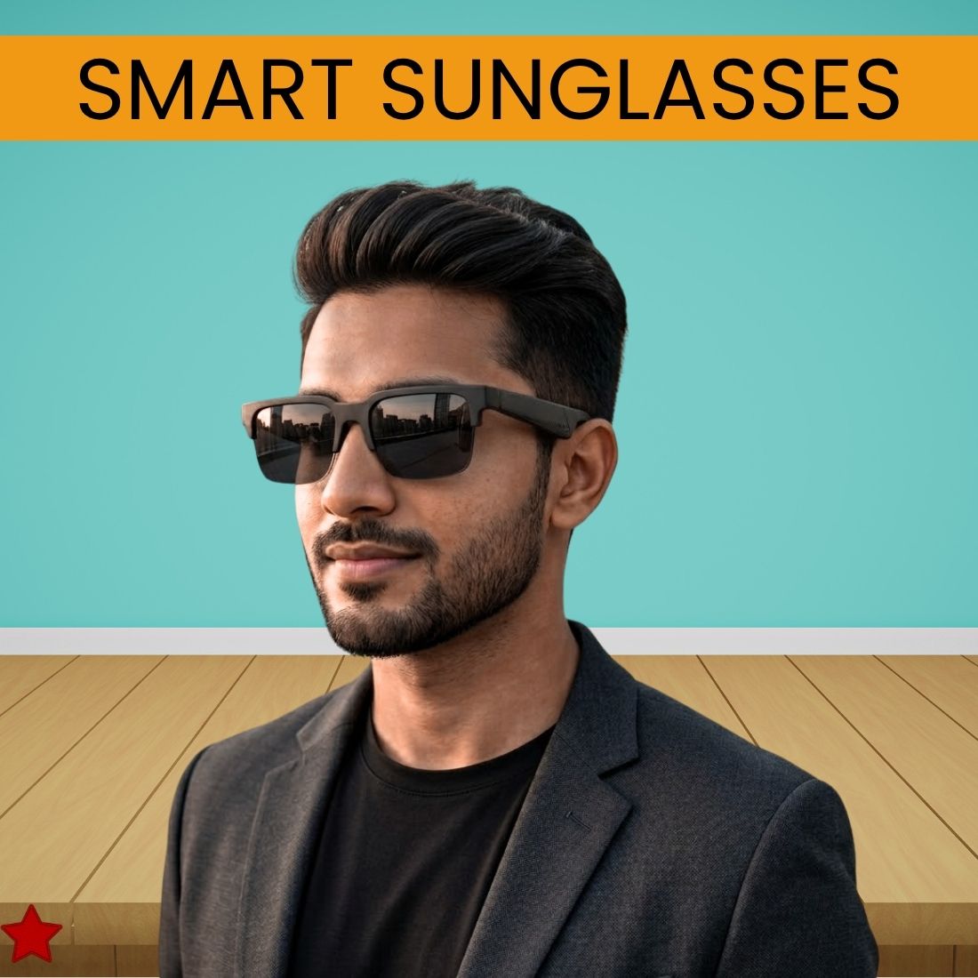 Clairbell Wireless Bluetooth Smart Sunglasses for Men & Women With HD Stereo Sound ET2-image-25