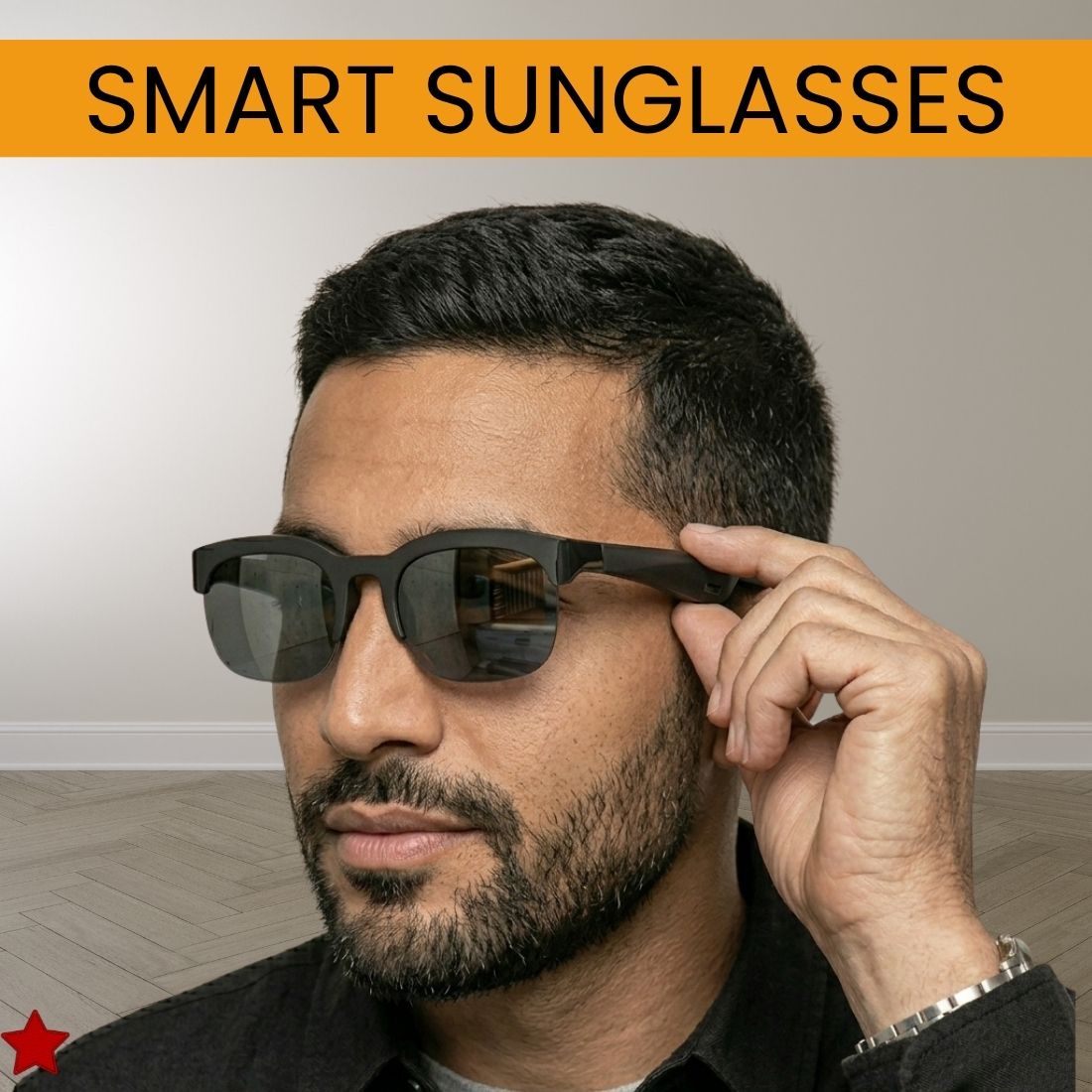 GUGGU Wireless Bluetooth Smart Sunglasses for Men & Women With HD Stereo Sound YT428-image-36