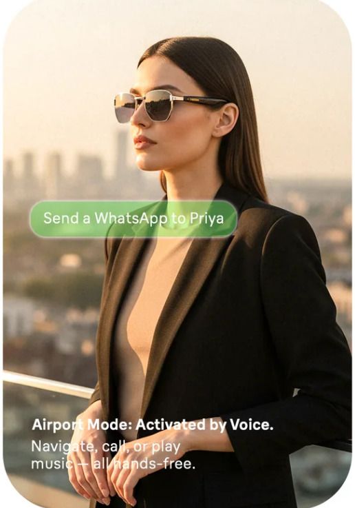 AERALUX PRIME VISION Smart Glasses |Bluetooth Audio |Hands-Free Calls |Voice Assistant-image-32