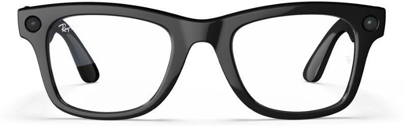 Ray-Ban Meta Wayfarer Large (Shiny Black / Clear)-picture-13