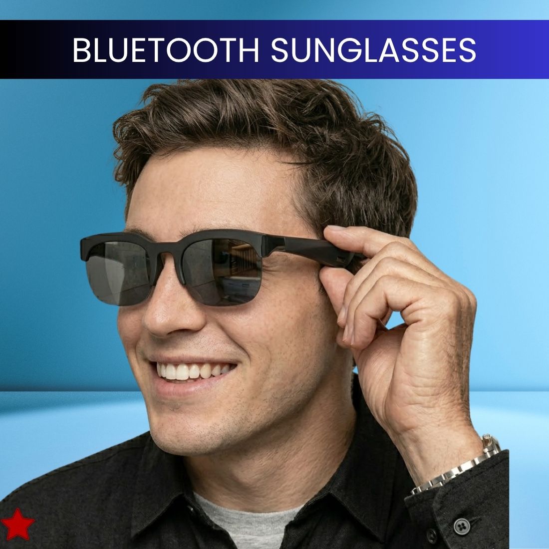 GUGGU Wireless Bluetooth Smart Sunglasses for Men & Women With HD Stereo Sound TY175-image-33
