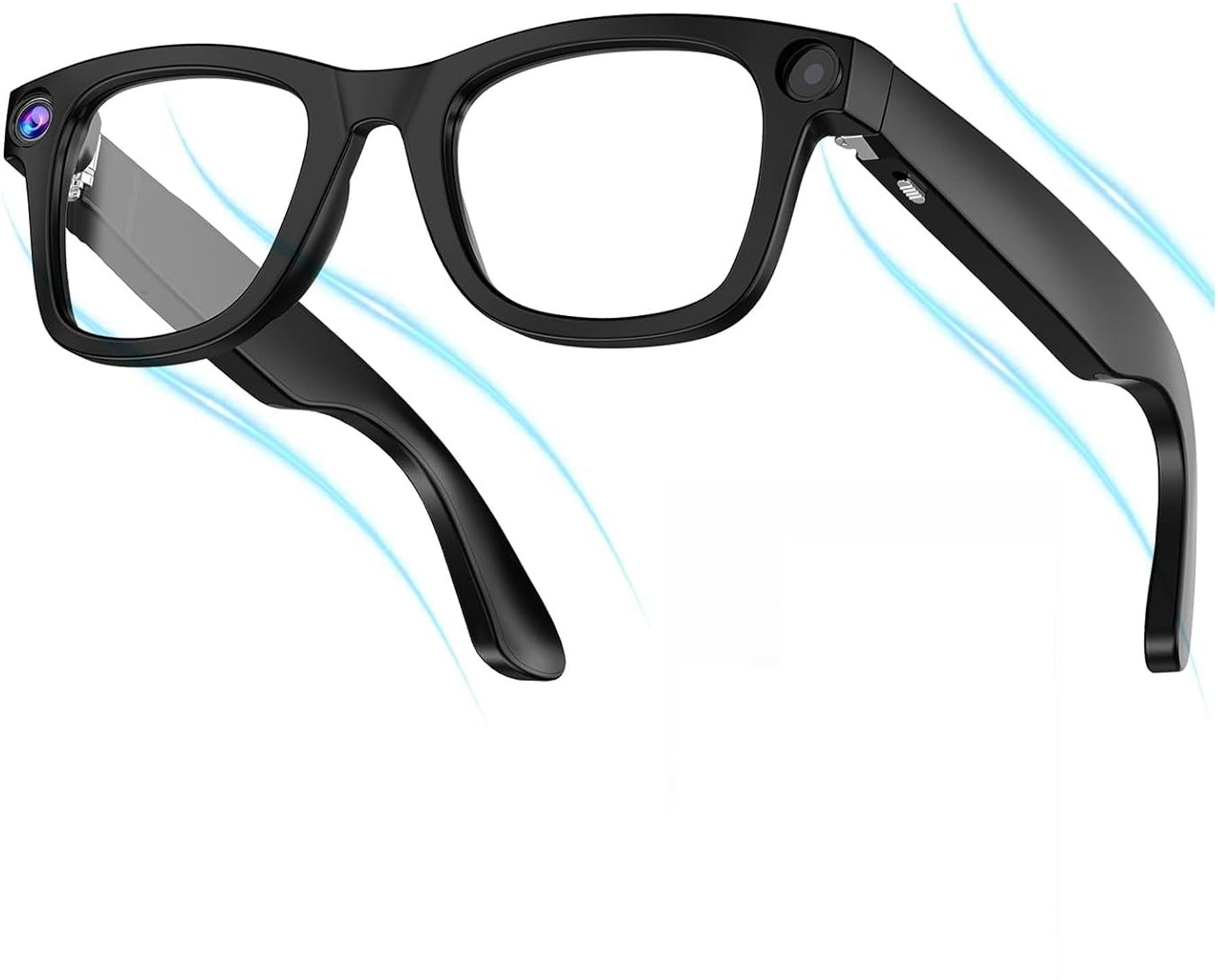 OLV AI Voice Control Smart Glasses with HD Camera Photo & Video |8MP| Call & Music|-image-3