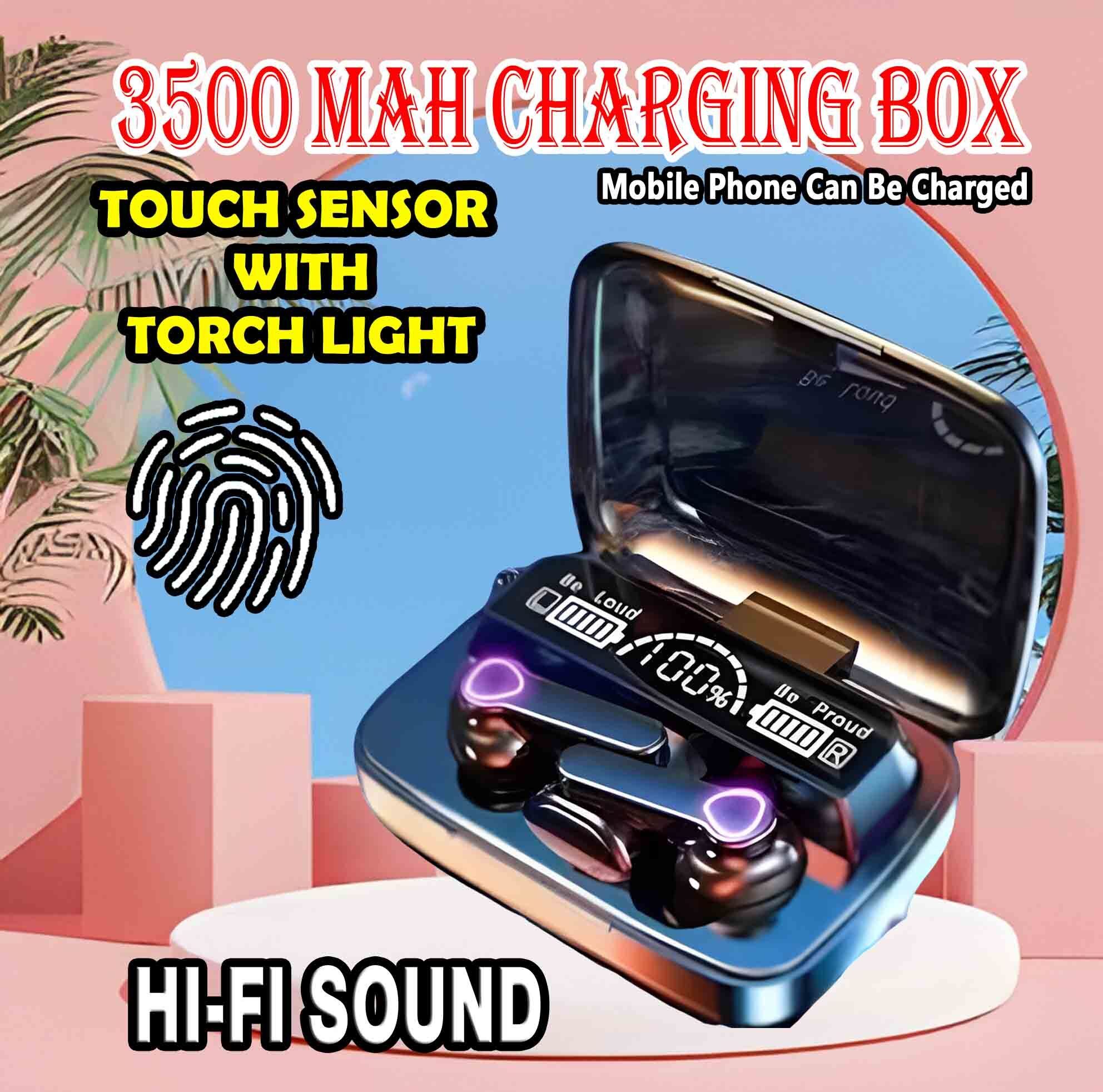 crecro M19 bluetooth earbuds headset wireless earphone 5.3 LED Display M10 Q38 Smart Headphones-picture-18