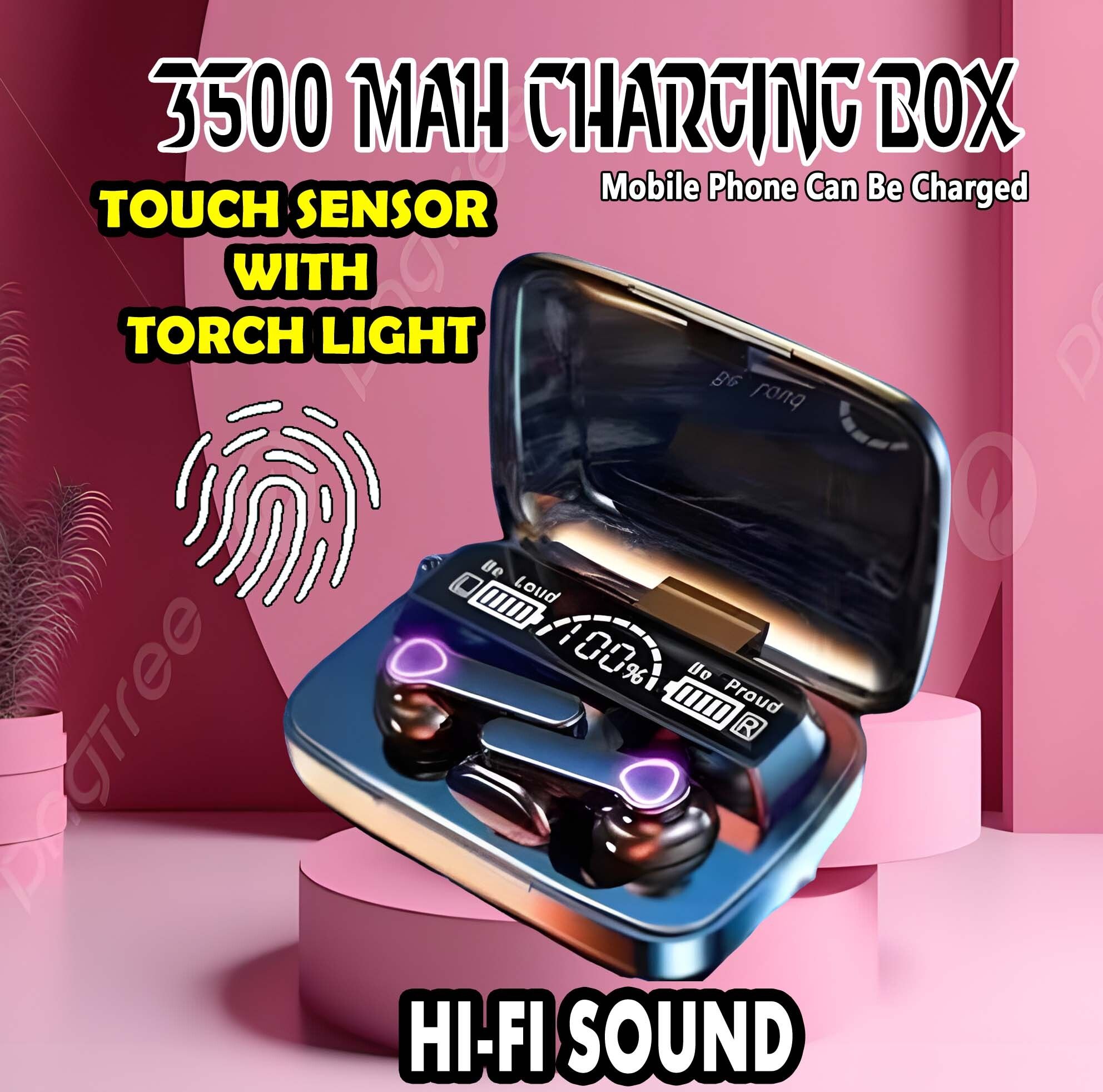 crecro M19 bluetooth earbuds headset wireless earphone 5.3 LED Display M10 Q78 Smart Headphones-image-43