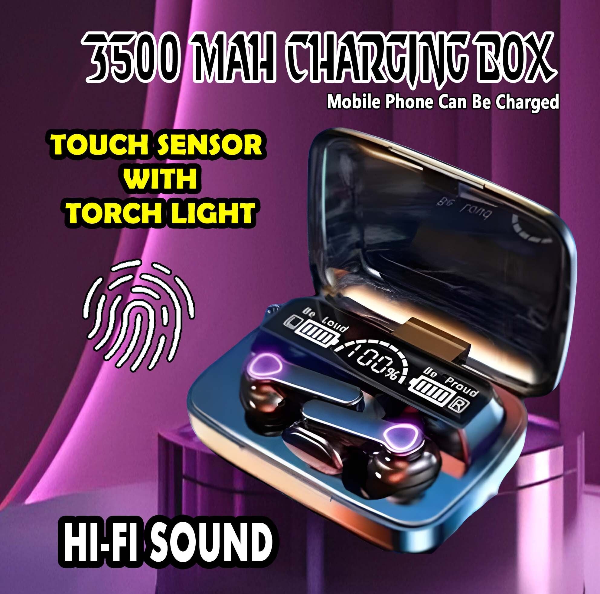 crecro M19 bluetooth earbuds headset wireless earphone 5.3 LED Display M10 Q234 Smart Headphones-image-45